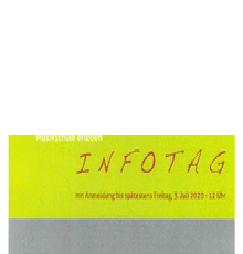 Info-Tag an der Musikschule Gregorianum am 4. Juli 2020
